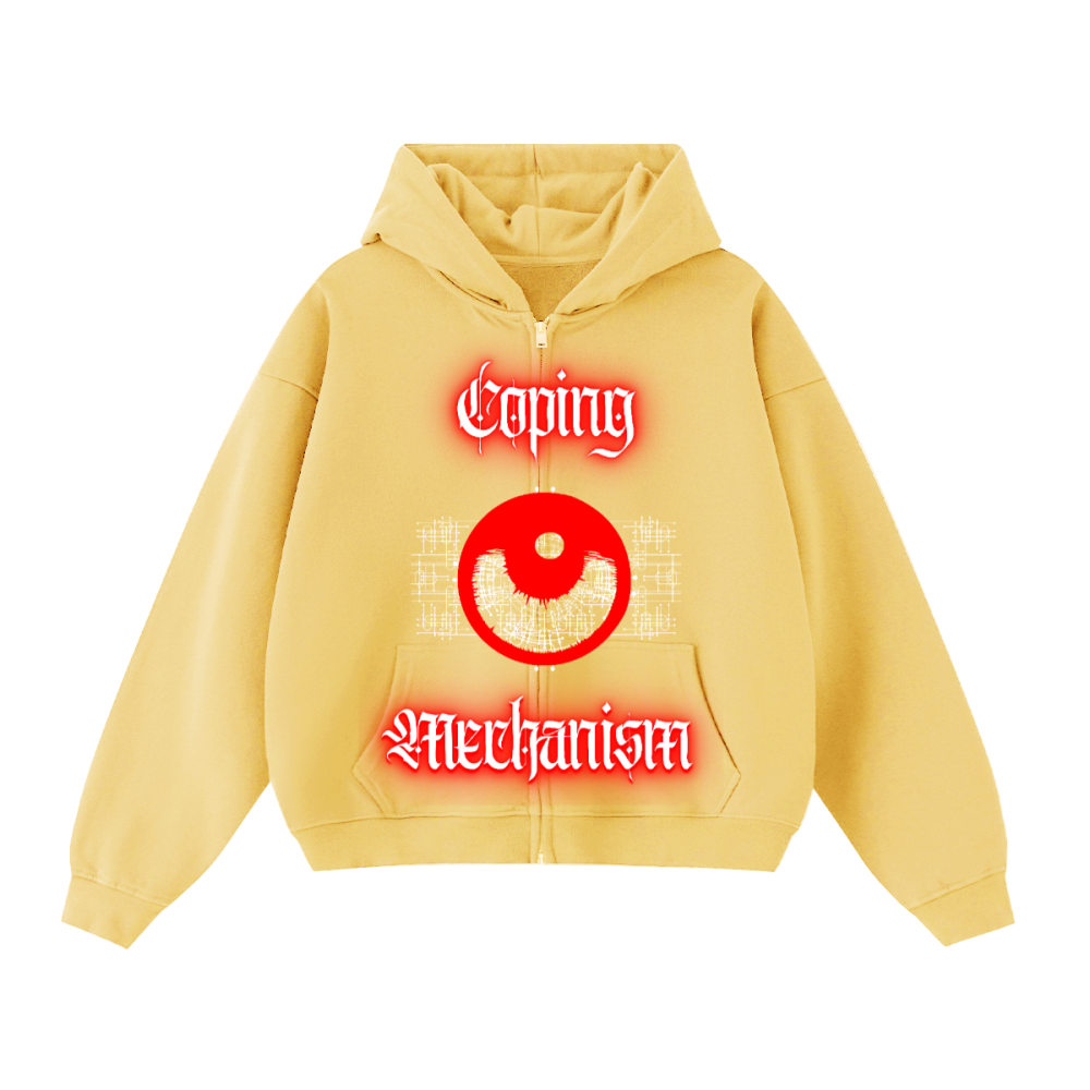 Coping Mechanism Double-Zip Hoodie