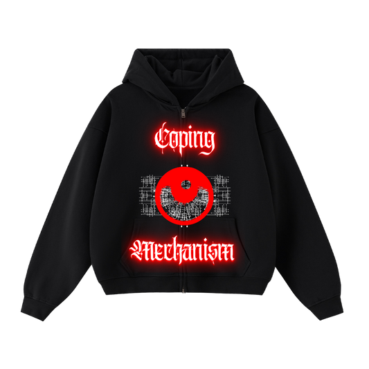 Coping Mechanism Double-Zip Hoodie