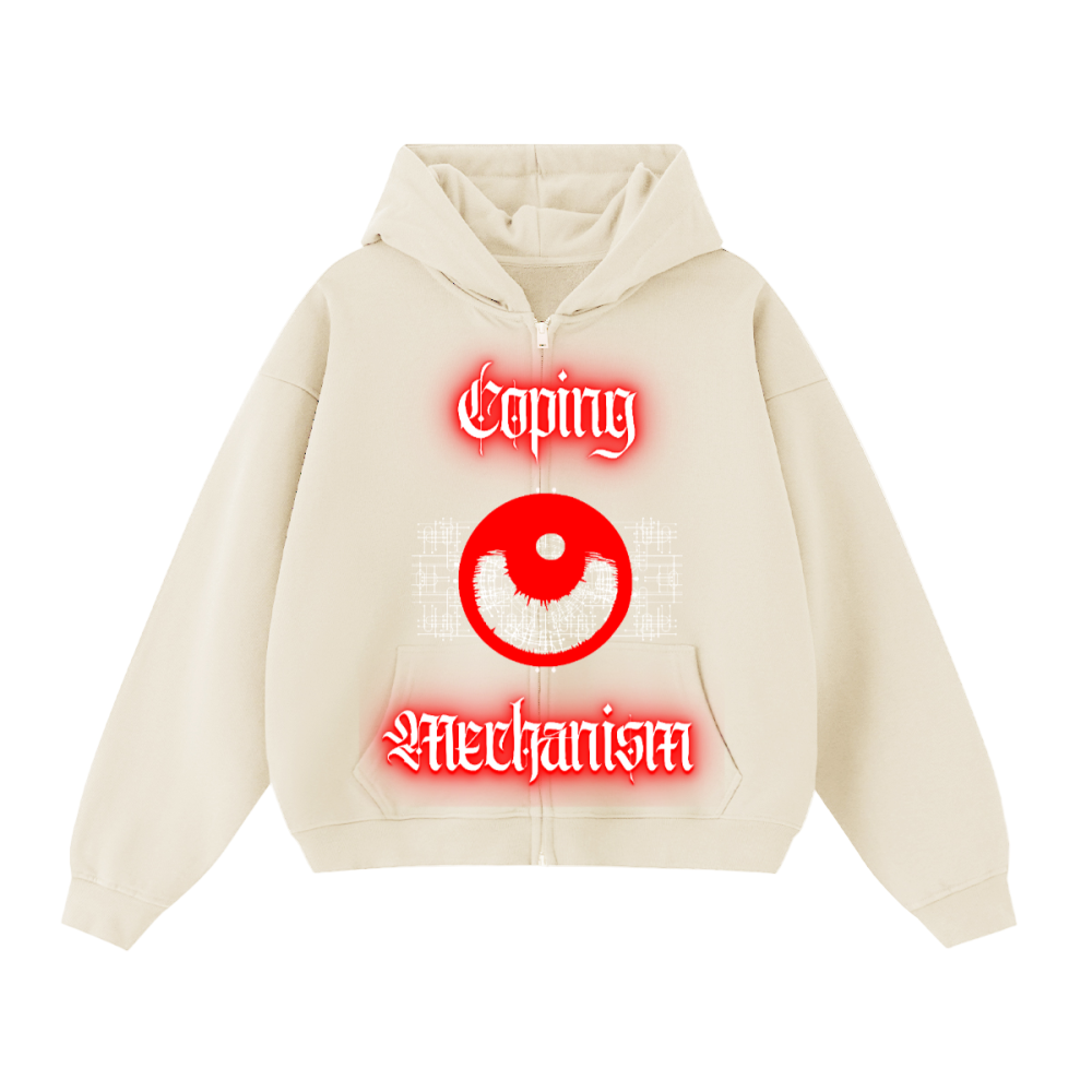 Coping Mechanism Double-Zip Hoodie