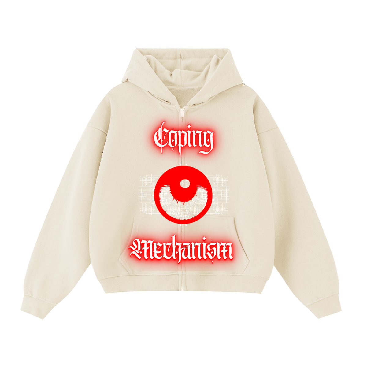 Coping Mechanism Double-Zip Hoodie