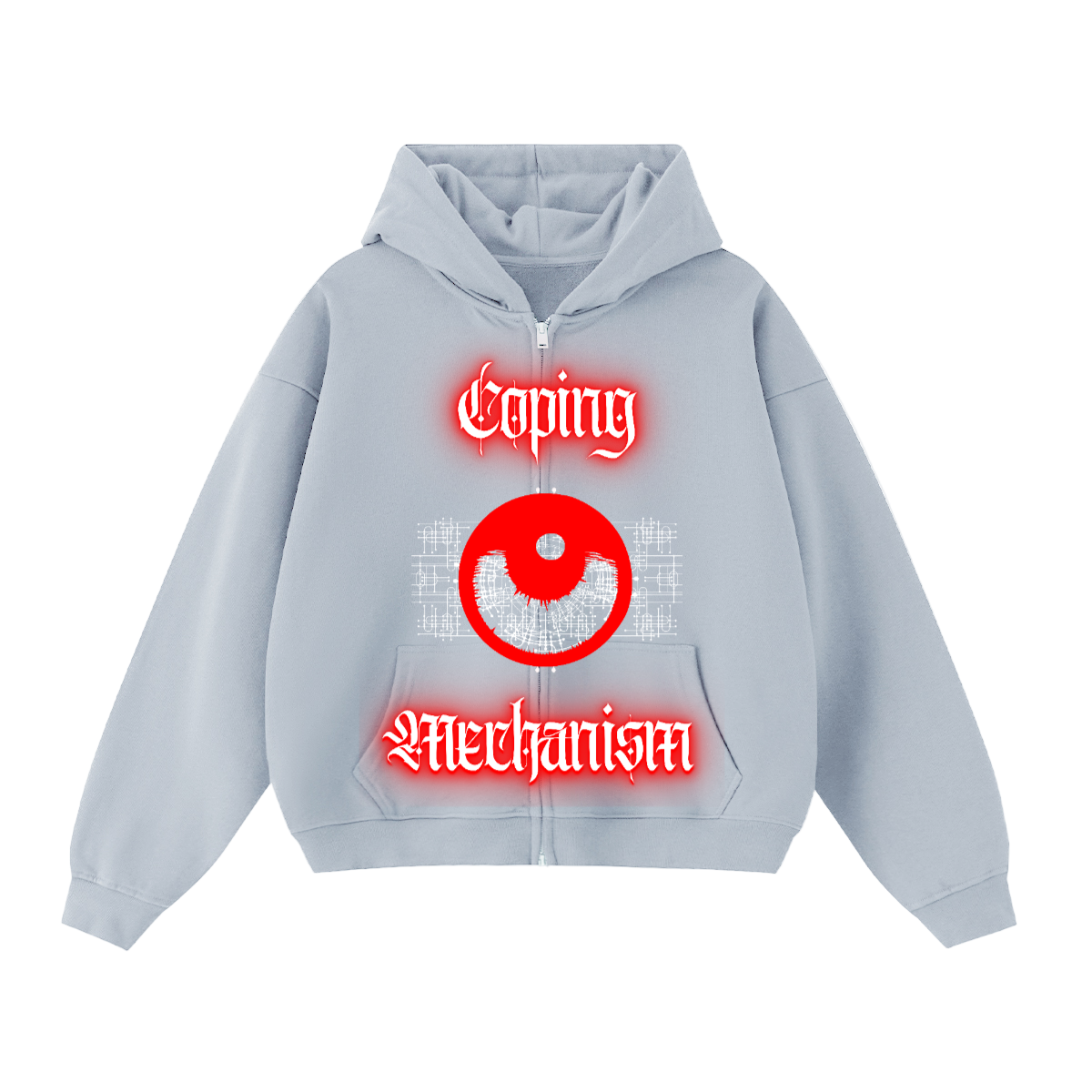 Coping Mechanism Double-Zip Hoodie